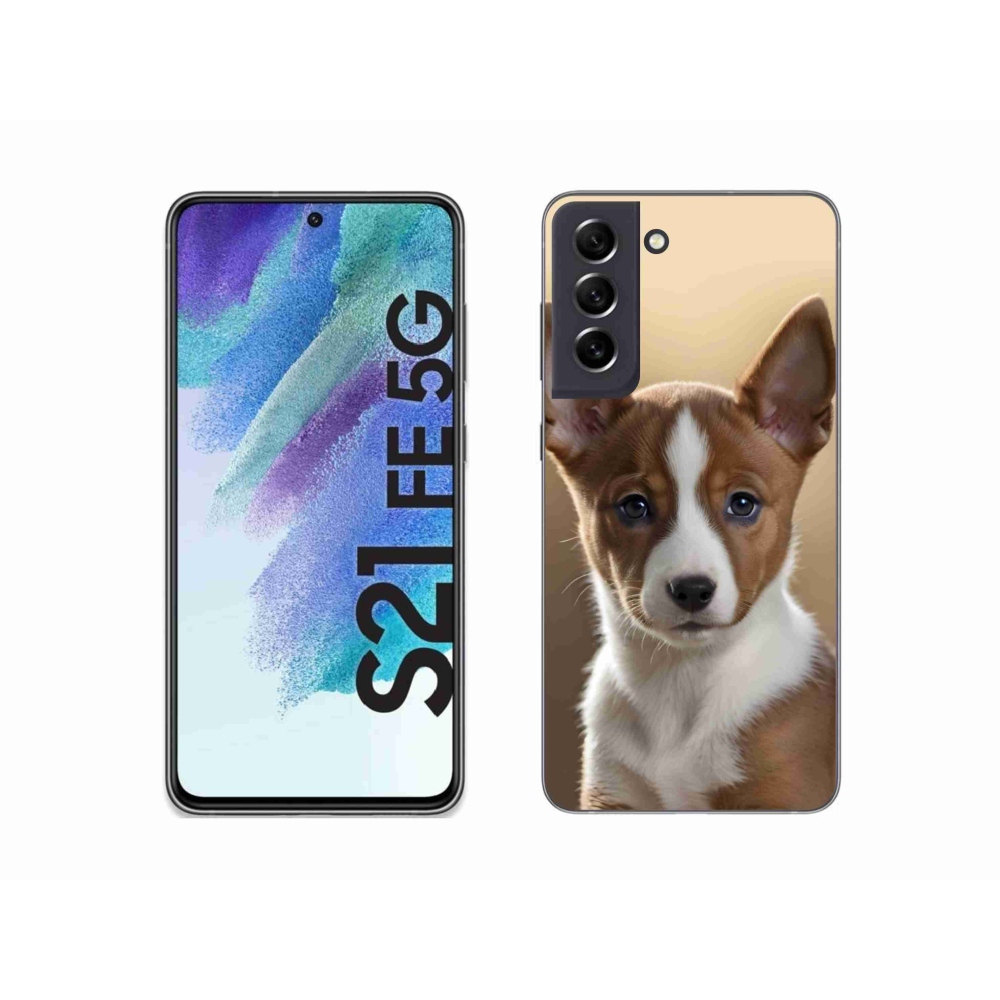Gélový kryt mmCase na Samsung Galaxy S21 FE - basenji