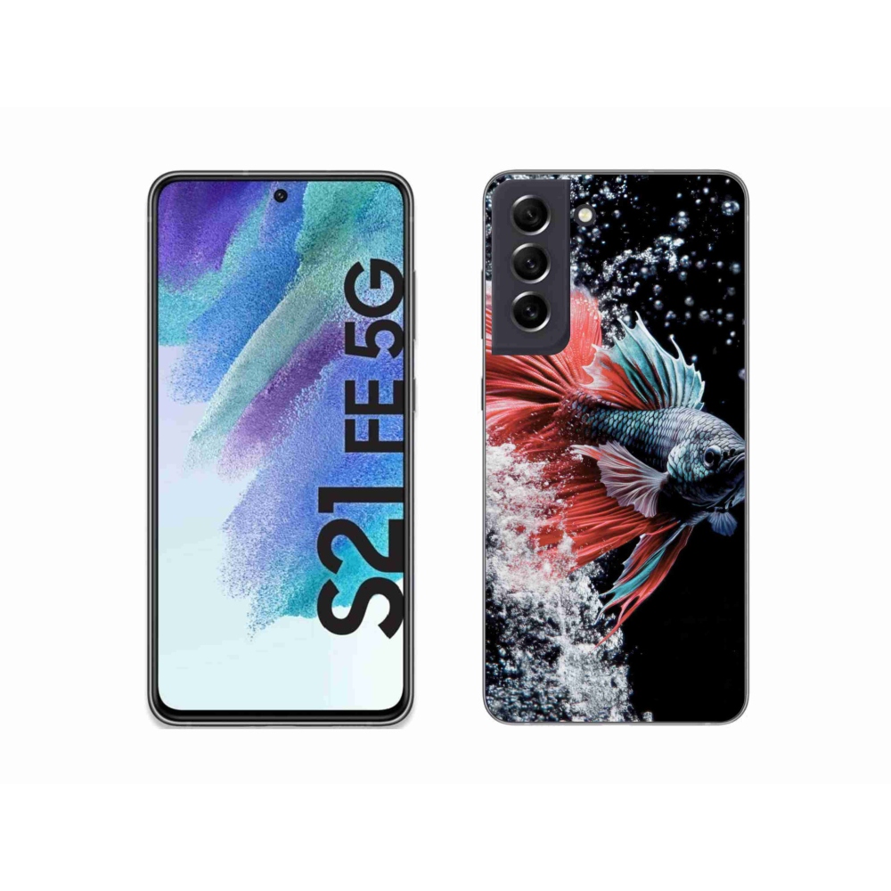 Gélový kryt mmCase na Samsung Galaxy S21 FE - bojovníčka pestrá