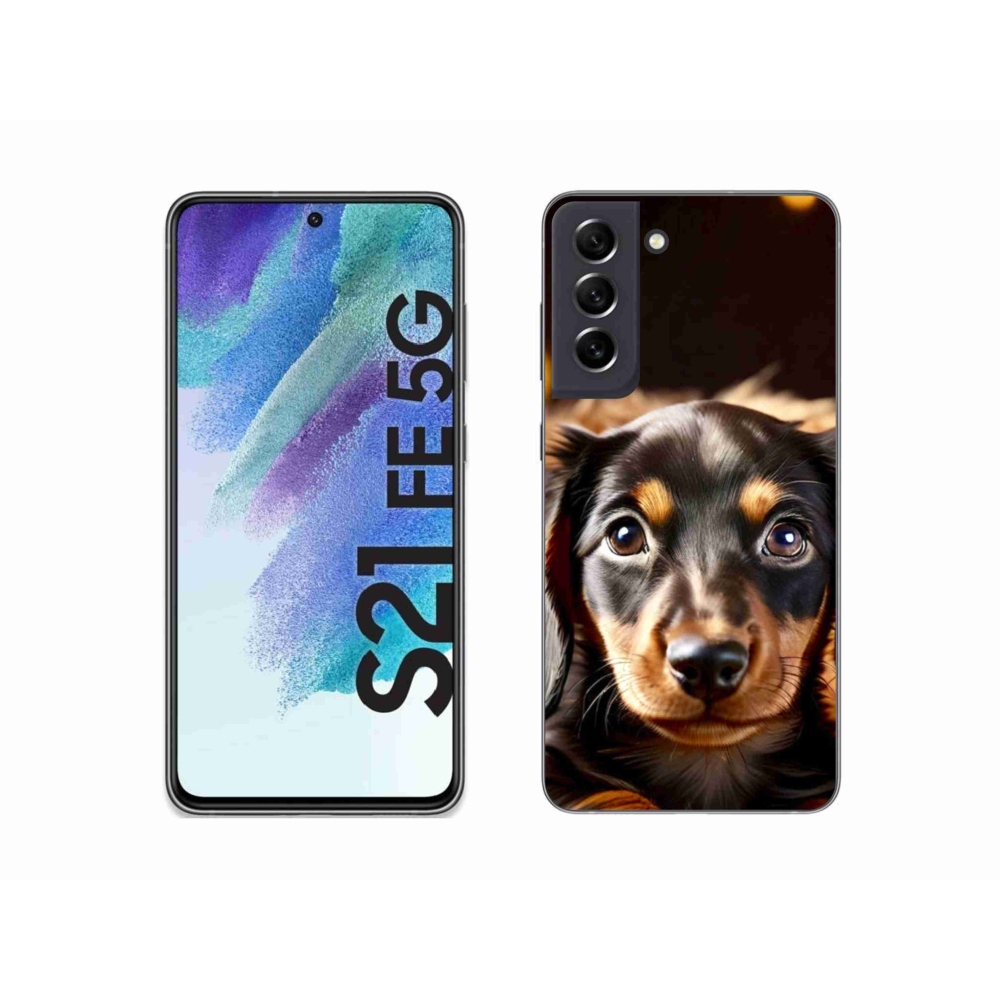 Gélový kryt mmCase na Samsung Galaxy S21 FE - jazvečík