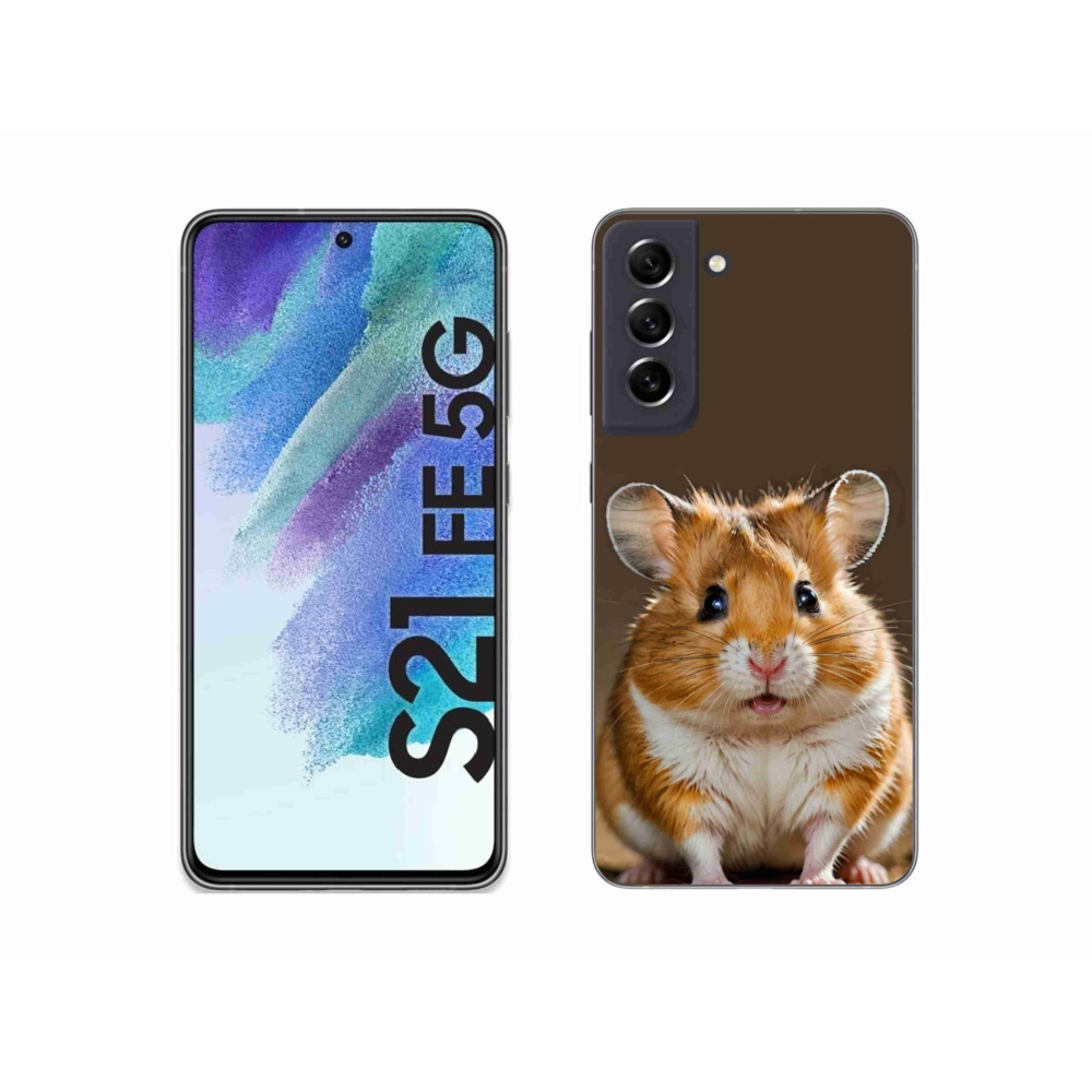 Gélový kryt mmCase na Samsung Galaxy S21 FE - škrečok