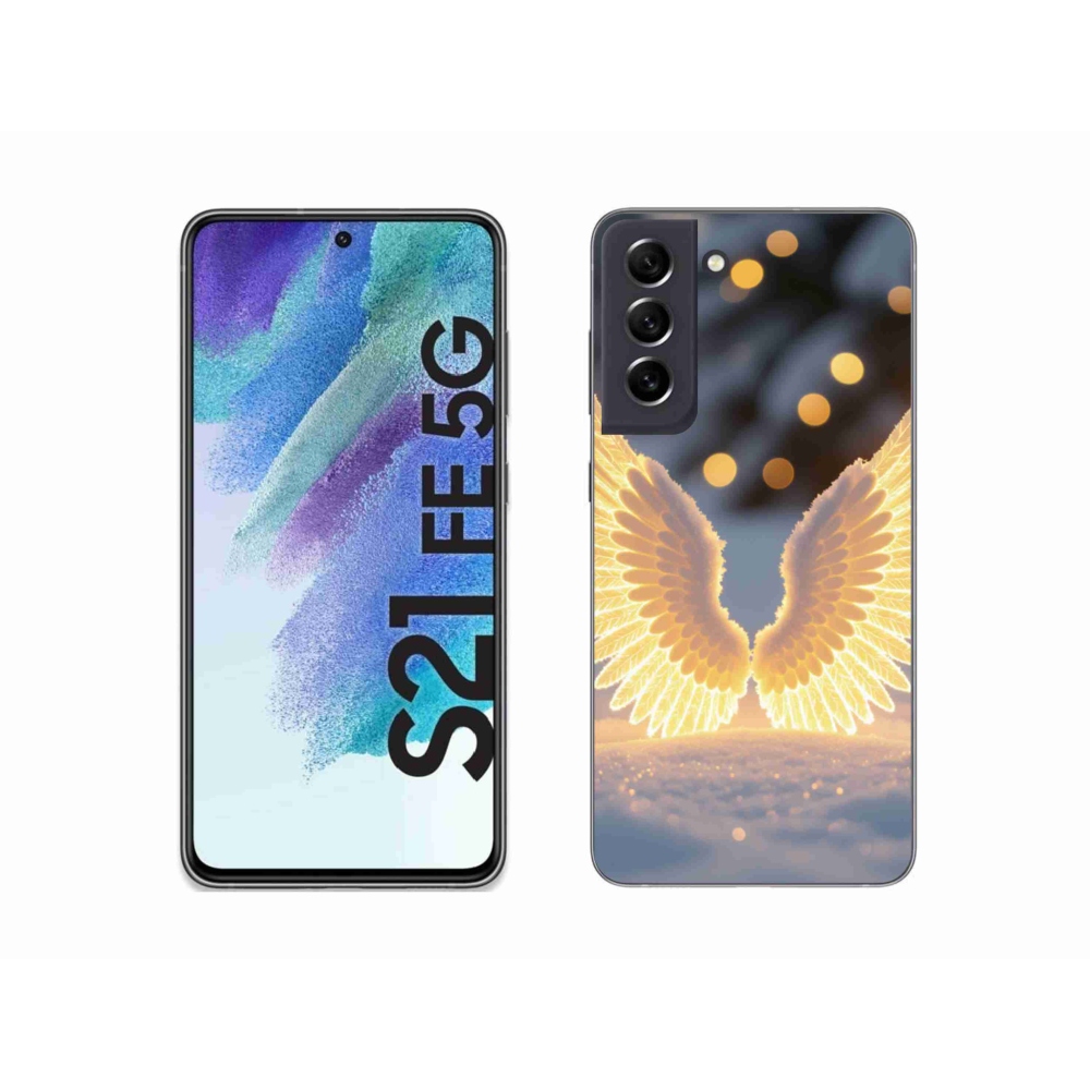 Gélový kryt mmCase na Samsung Galaxy S21 FE - krídla