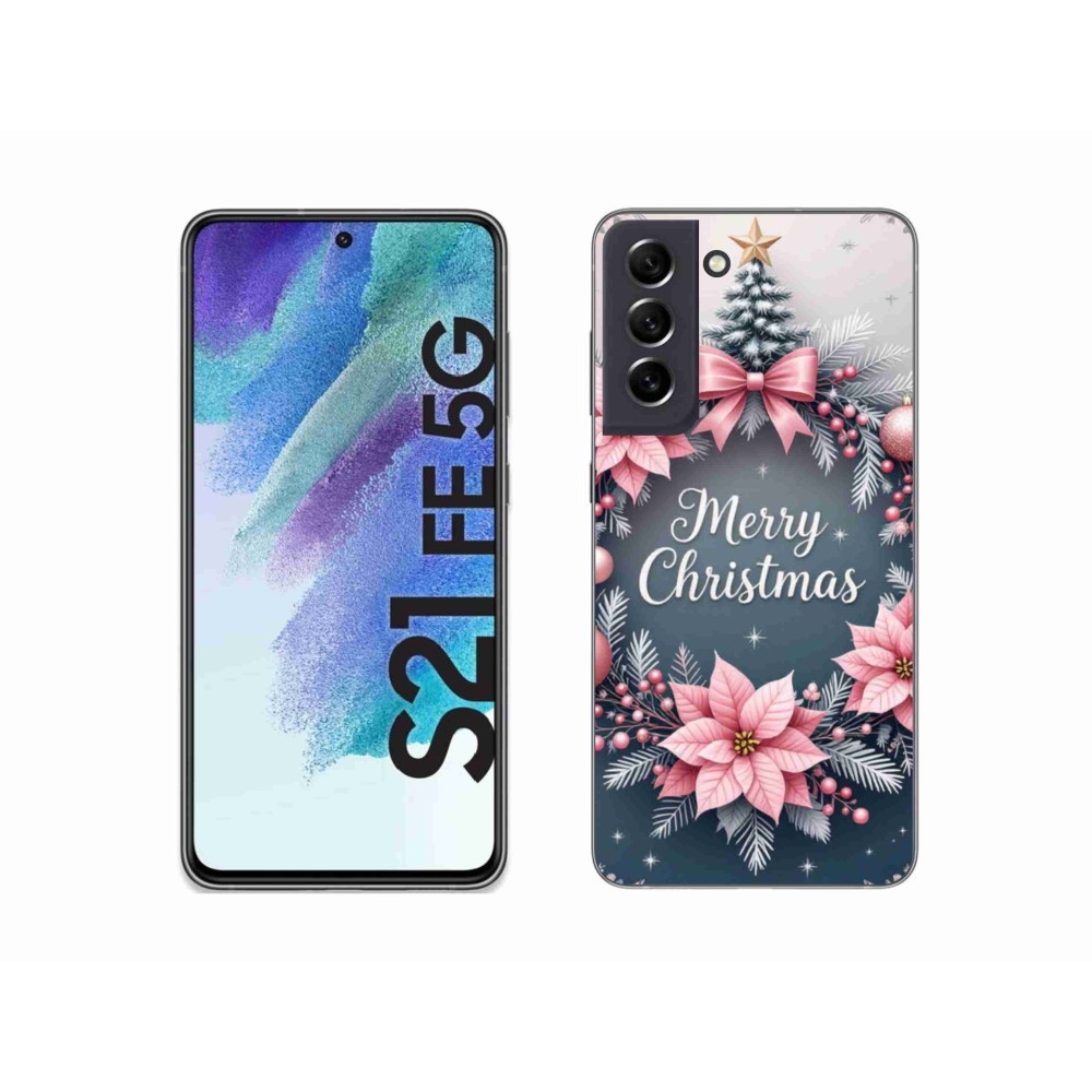 Gélový kryt mmCase na Samsung Galaxy S21 FE - merry christmas