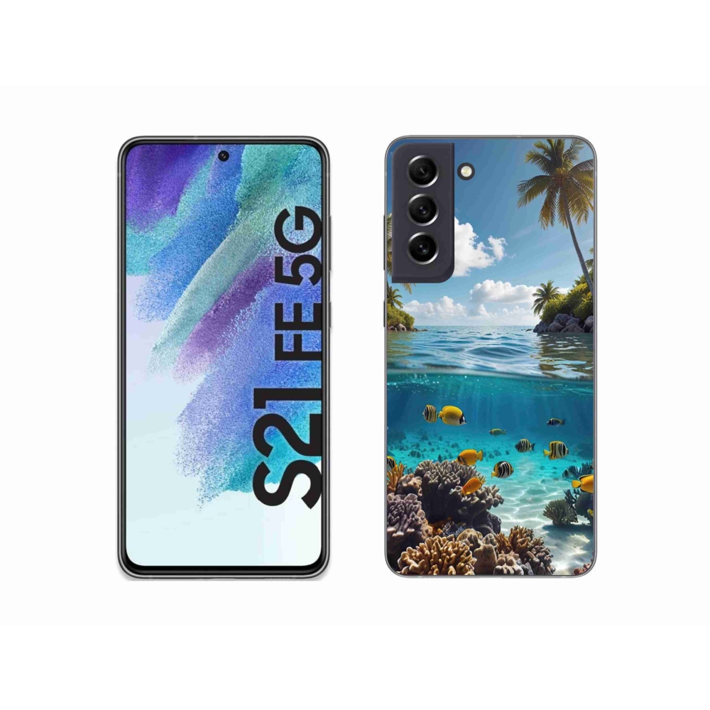 Gélový kryt mmCase na Samsung Galaxy S21 FE - morský svet 4