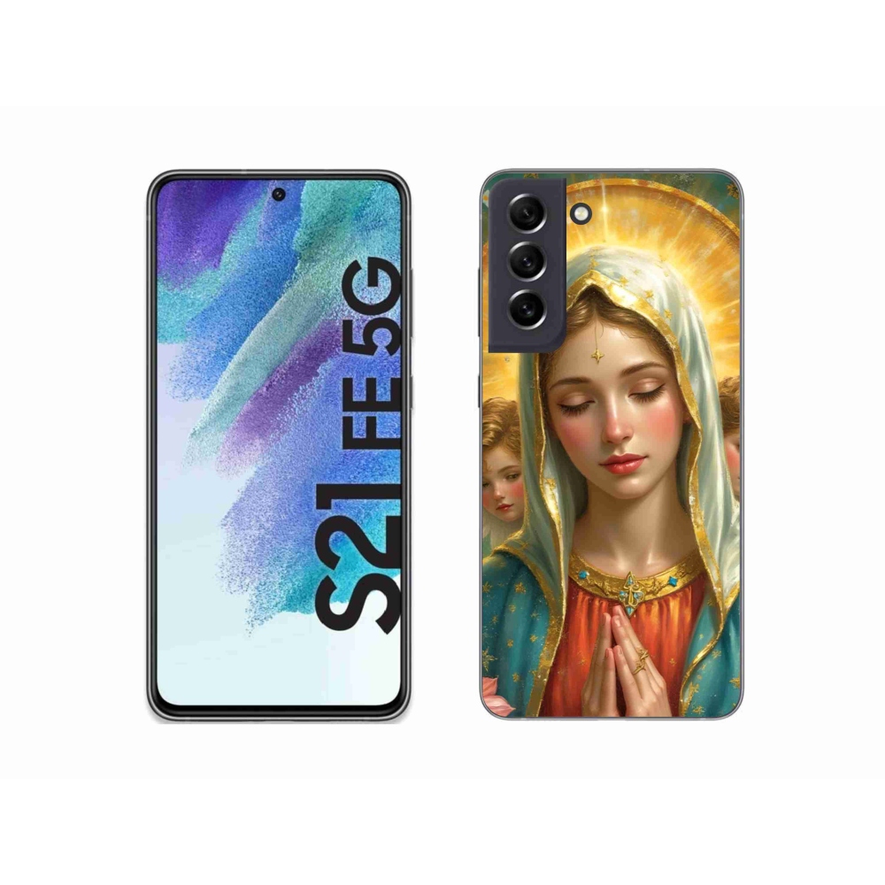 Gélový kryt mmCase na Samsung Galaxy S21 FE - náboženský motív 3