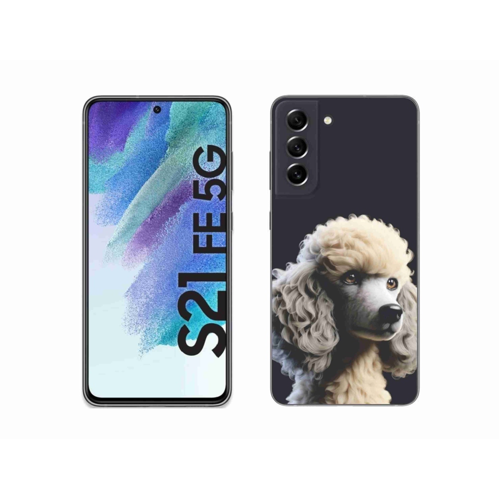 Gélový kryt mmCase na Samsung Galaxy S21 FE - pudel