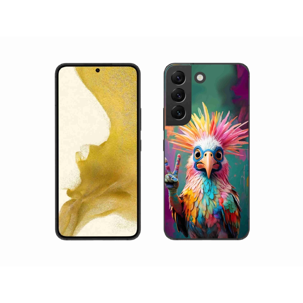 Gélový kryt mmCase na Samsung Galaxy S22 5G - farebný rebel