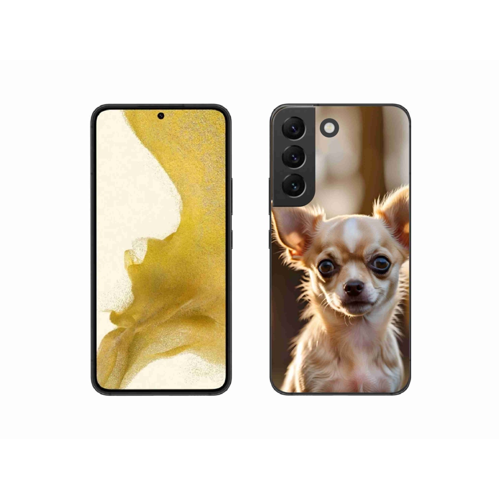 Gélový kryt mmCase na Samsung Galaxy S22 5G - čivava 6