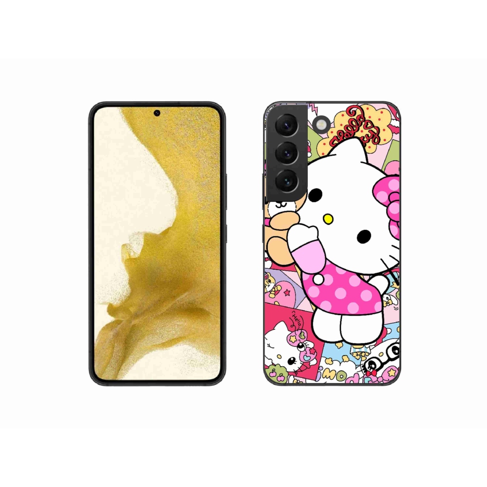 Gélový kryt mmCase na Samsung Galaxy S22 5G - cute kitty
