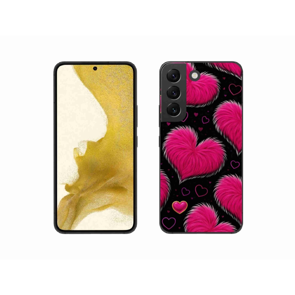 Gélový kryt mmCase na Samsung Galaxy S22 5G - hebké srdce