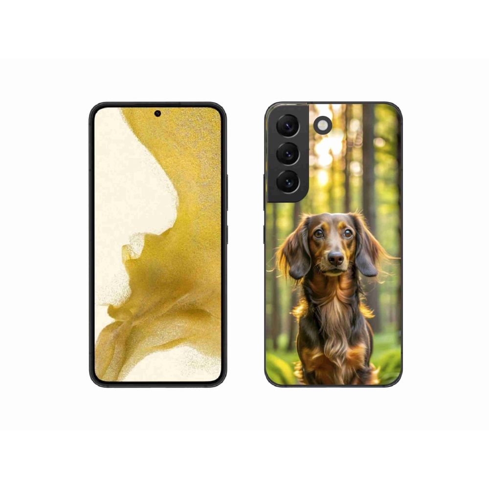 Gélový kryt mmCase na Samsung Galaxy S22 5G - jazvečík 4