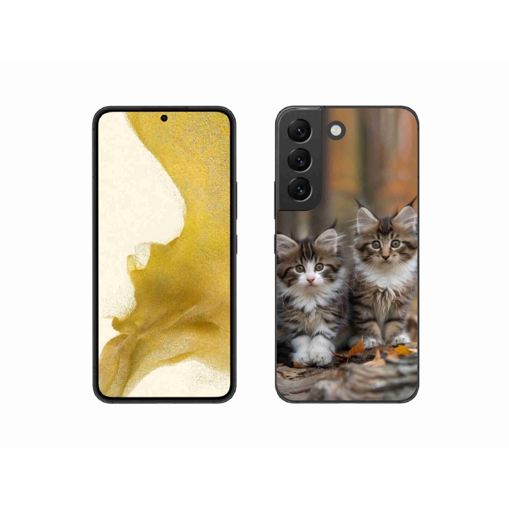 Gélový kryt mmCase na Samsung Galaxy S22 5G - mačacie duo 3