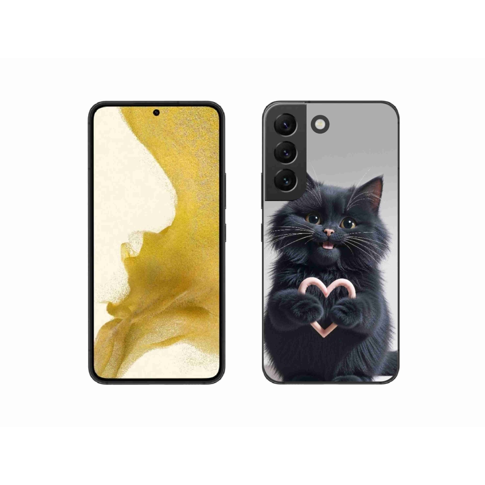 Gélový kryt mmCase na Samsung Galaxy S22 5G - mačacia láska 3