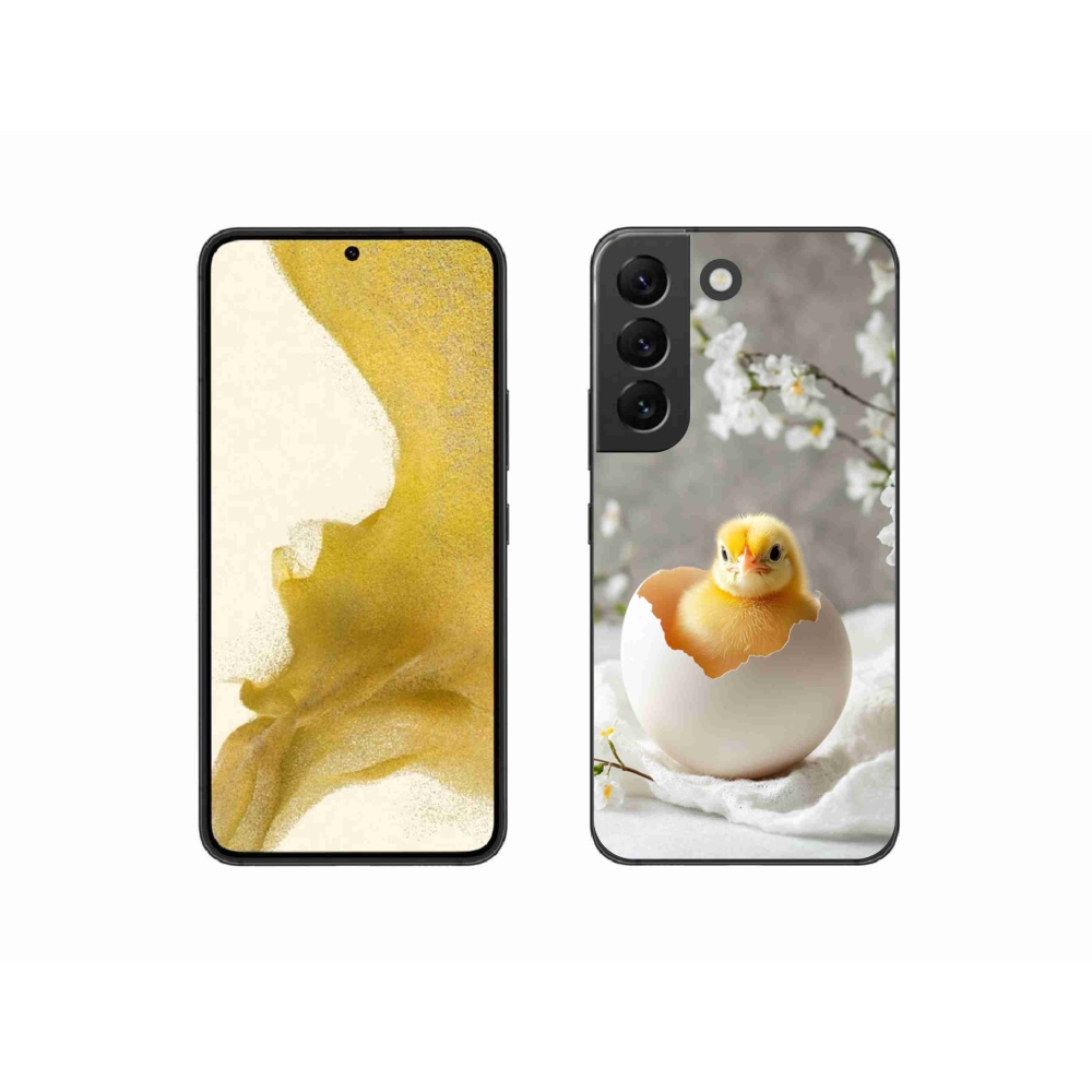 Gélový kryt mmCase na Samsung Galaxy S22 5G - kuriatko