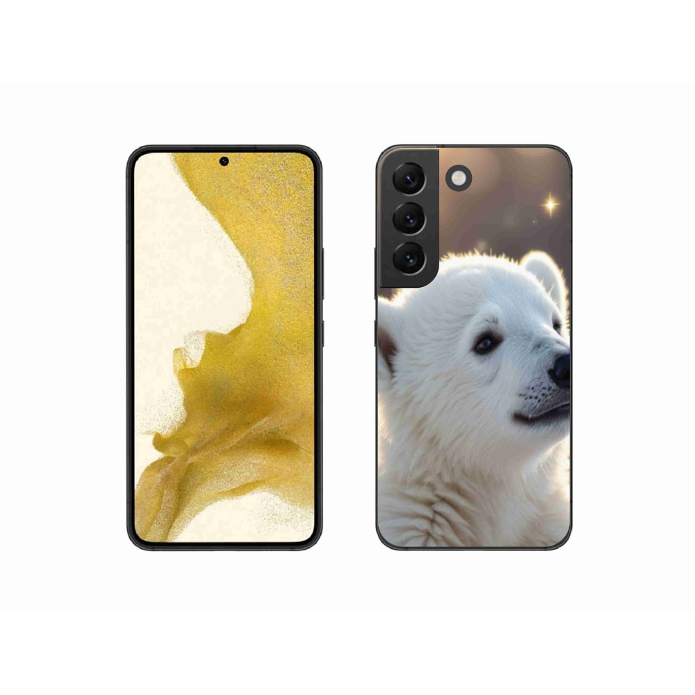 Gélový kryt mmCase na Samsung Galaxy S22 5G - ľadový medveď
