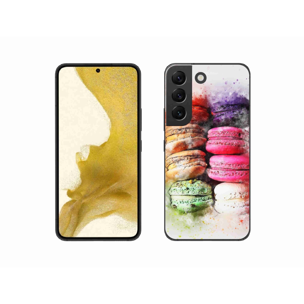 Gélový kryt mmCase na Samsung Galaxy S22 5G - makrónky