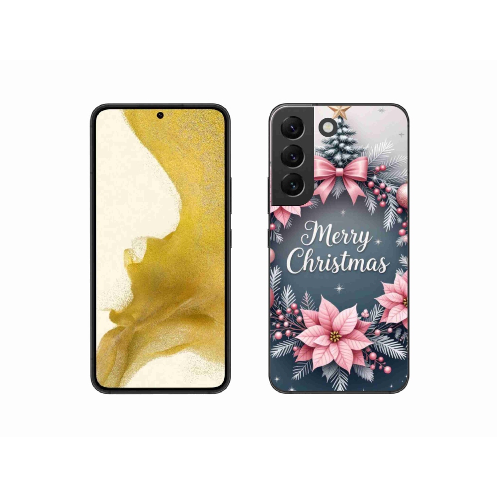Gélový kryt mmCase na Samsung Galaxy S22 5G - merry christmas