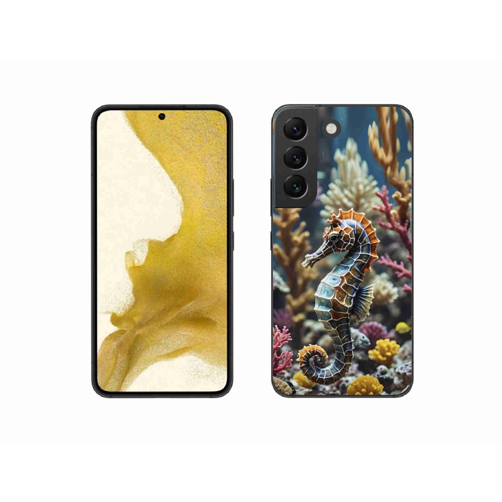 Gélový kryt mmCase na Samsung Galaxy S22 5G - morský koník 2