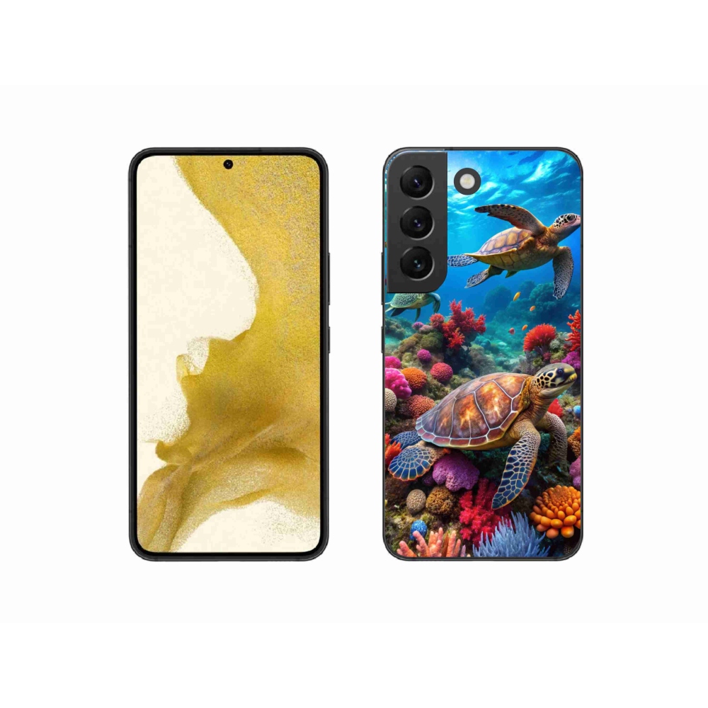Gélový kryt mmCase na Samsung Galaxy S22 5G - morský svet 2