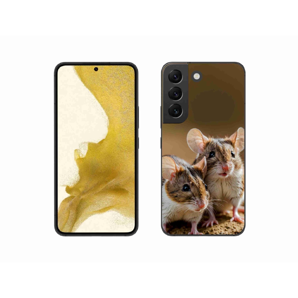 Gélový kryt mmCase na Samsung Galaxy S22 5G - myší duo
