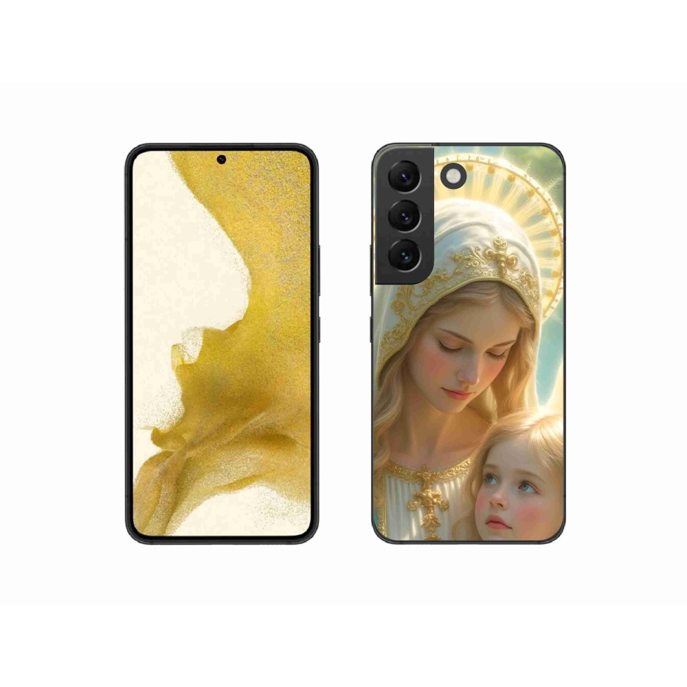 Gélový kryt mmCase na Samsung Galaxy S22 5G - náboženský motív 2