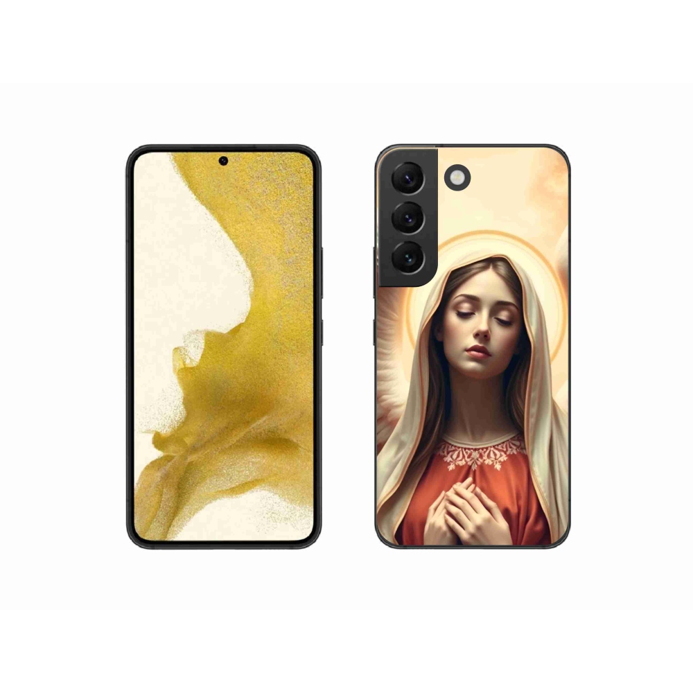 Gélový kryt mmCase na Samsung Galaxy S22 5G - náboženský motív