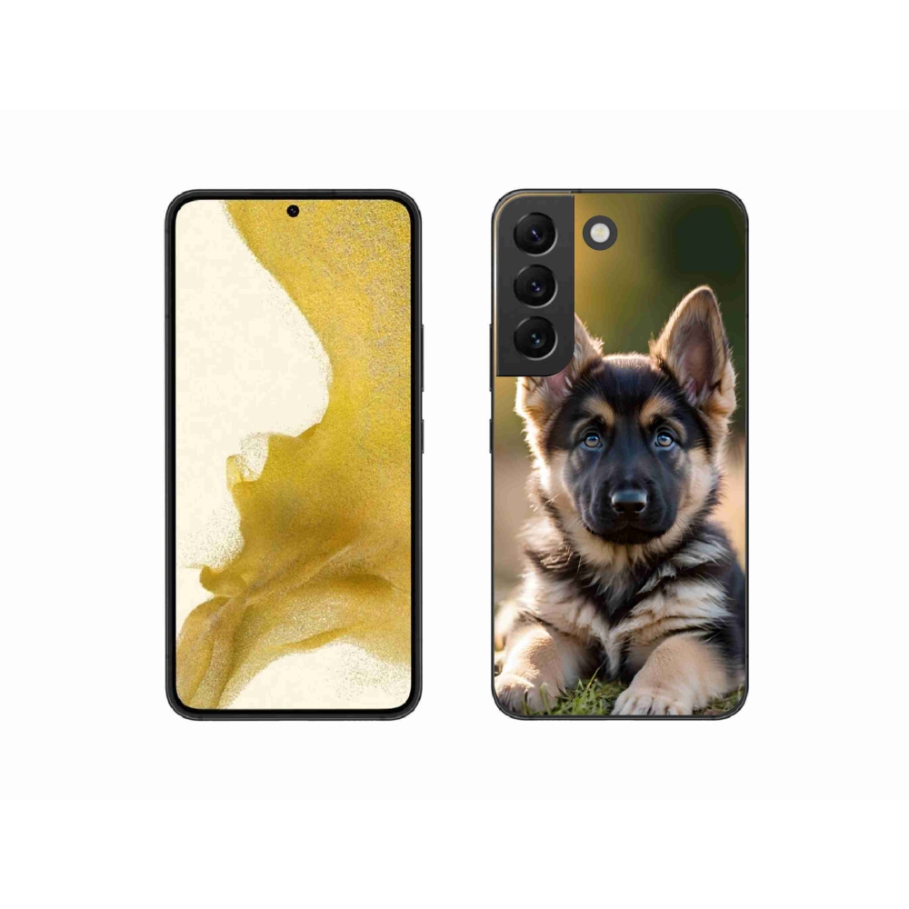Gélový kryt mmCase na Samsung Galaxy S22 5G - nemecký ovčiak v prírode
