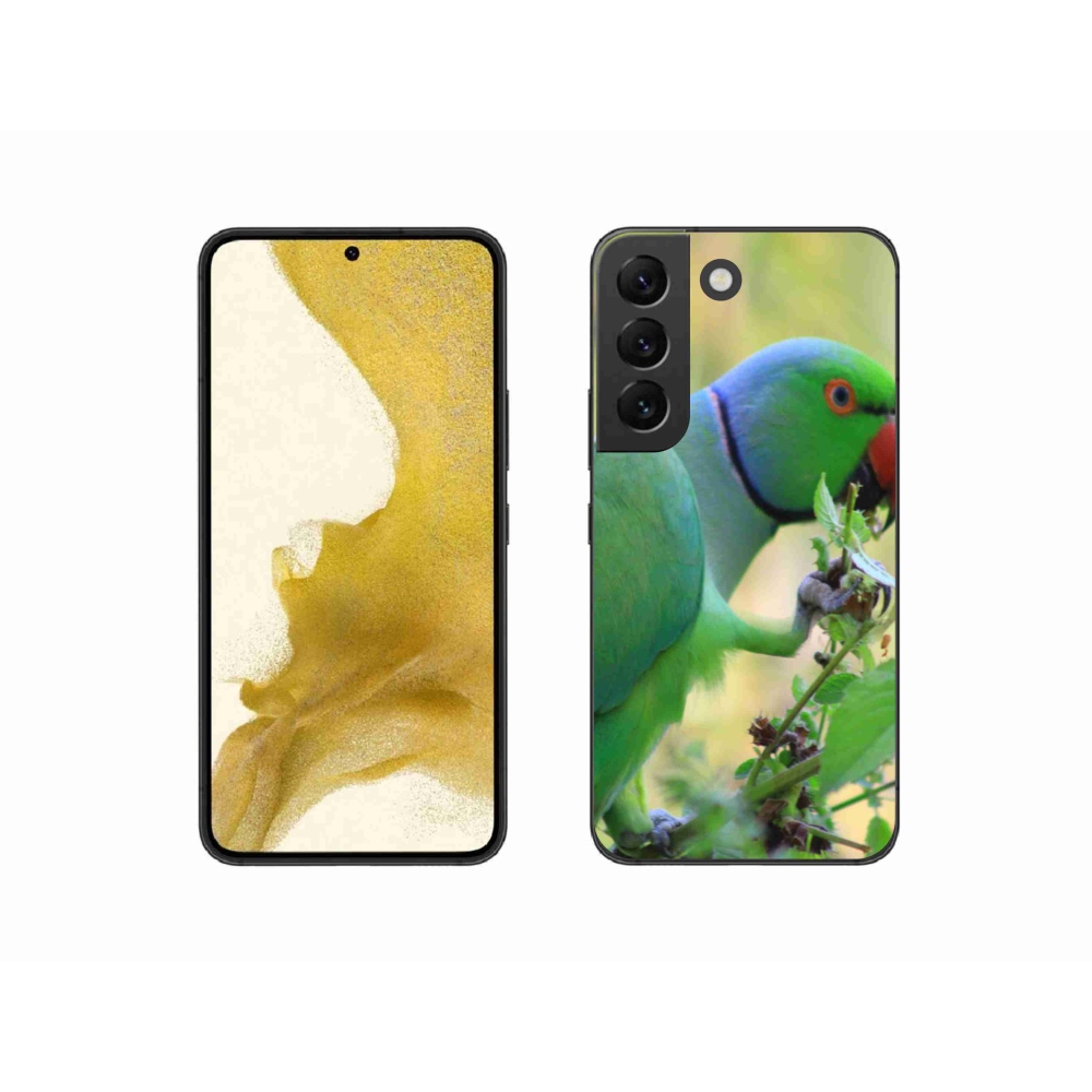 Gélový kryt mmCase na Samsung Galaxy S22 5G - papagáj Alexandr