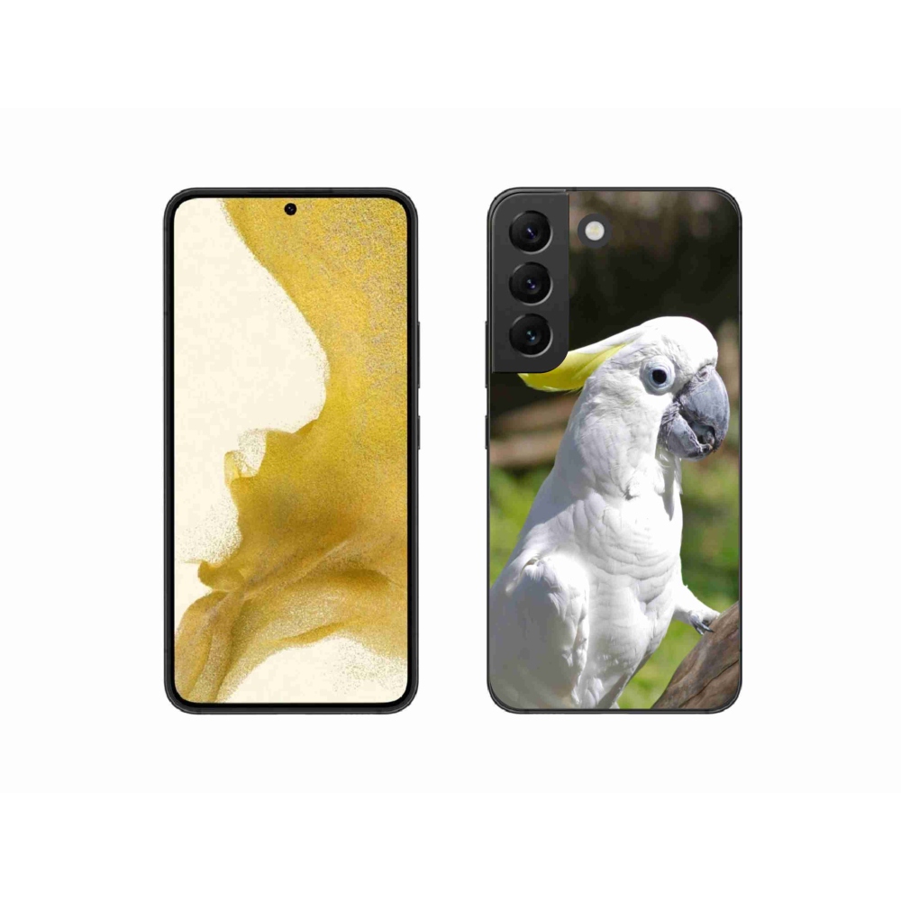 Gélový kryt mmCase na Samsung Galaxy S22 5G - papagáj kakadu 2