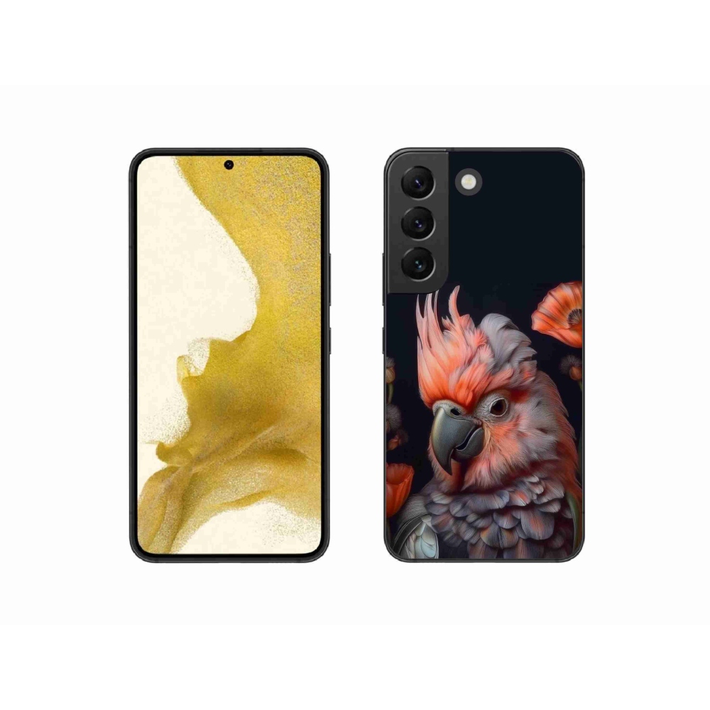 Gélový kryt mmCase na Samsung Galaxy S22 5G - papagáj kakadu vo farbách