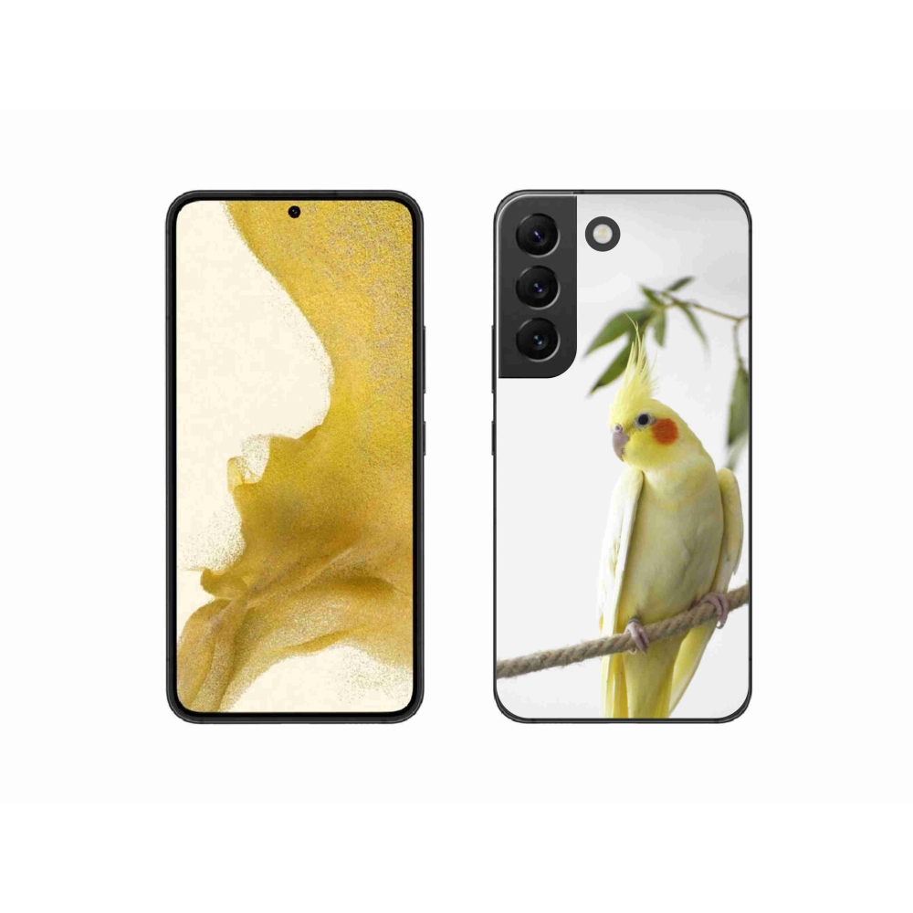 Gélový kryt mmCase na Samsung Galaxy S22 5G - papagáj korela chocholatá
