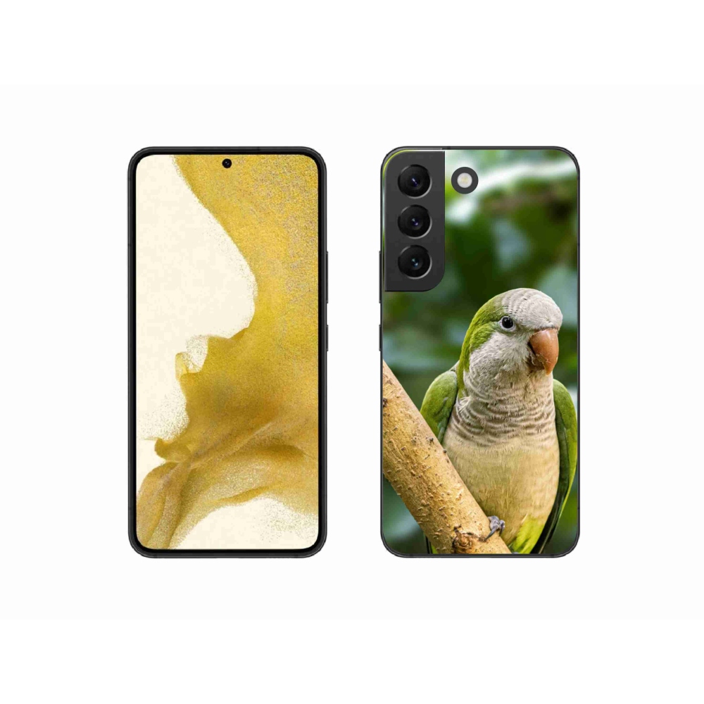 Gélový kryt mmCase na Samsung Galaxy S22 5G - papagáj mníšek