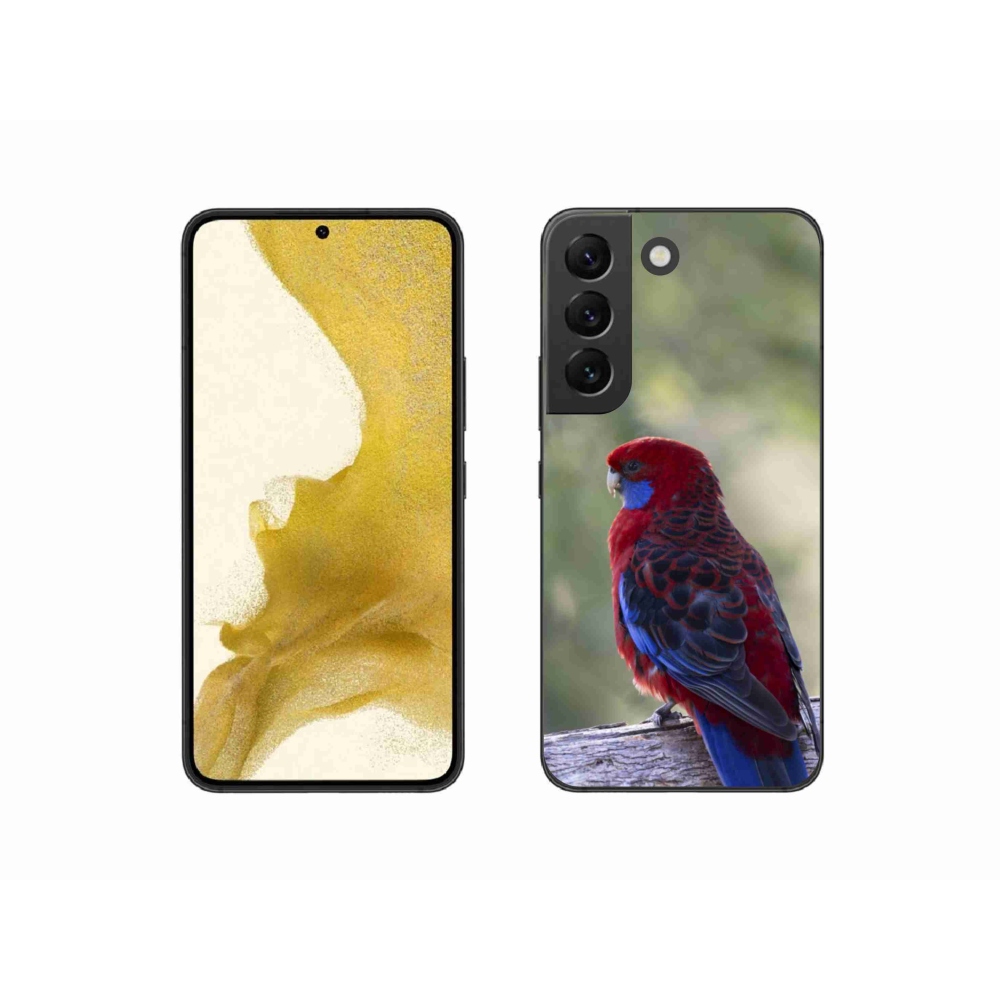 Gélový kryt mmCase na Samsung Galaxy S22 5G - papagáj rosela