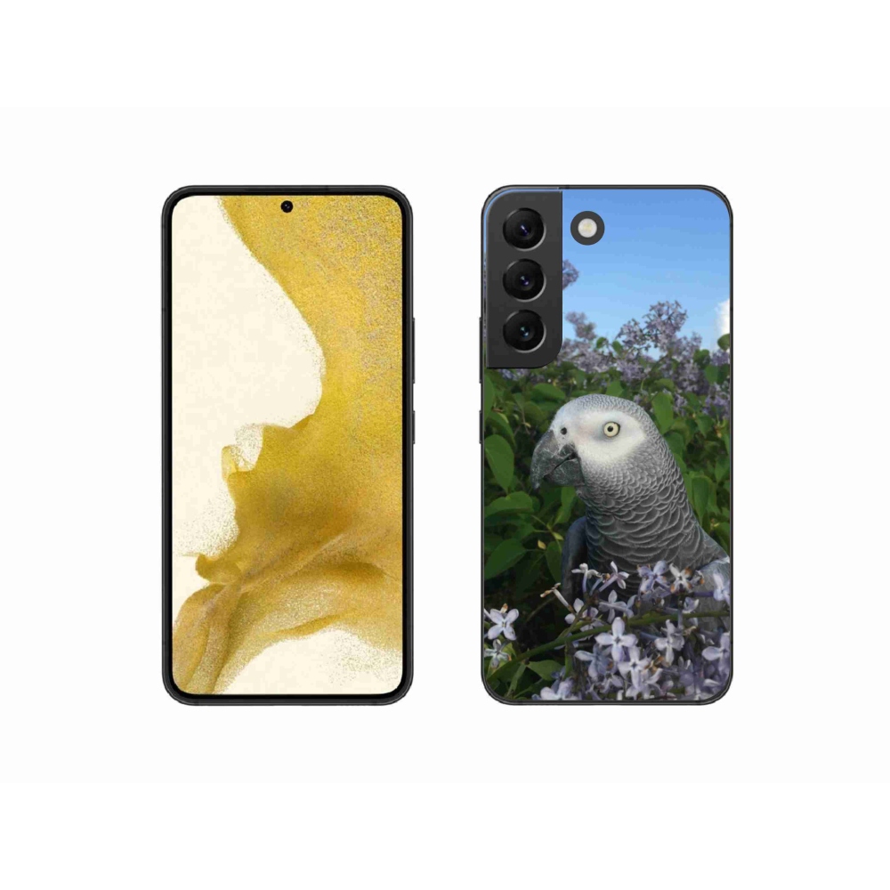 Gélový kryt mmCase na Samsung Galaxy S22 5G - papagáj žako