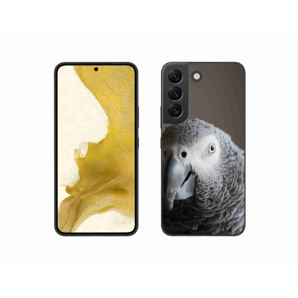 Gélový kryt mmCase na Samsung Galaxy S22 5G - papagáj žako 2