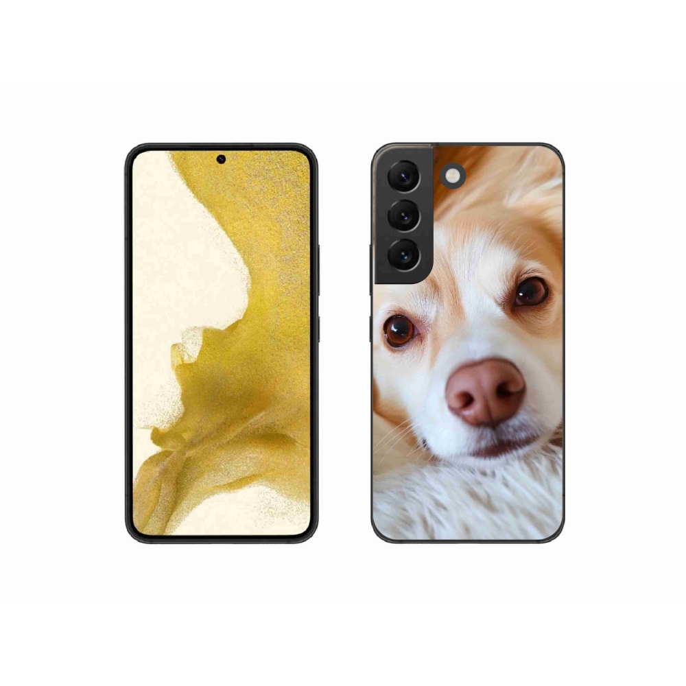 Gélový kryt mmCase na Samsung Galaxy S22 5G - Roztomilá čivava