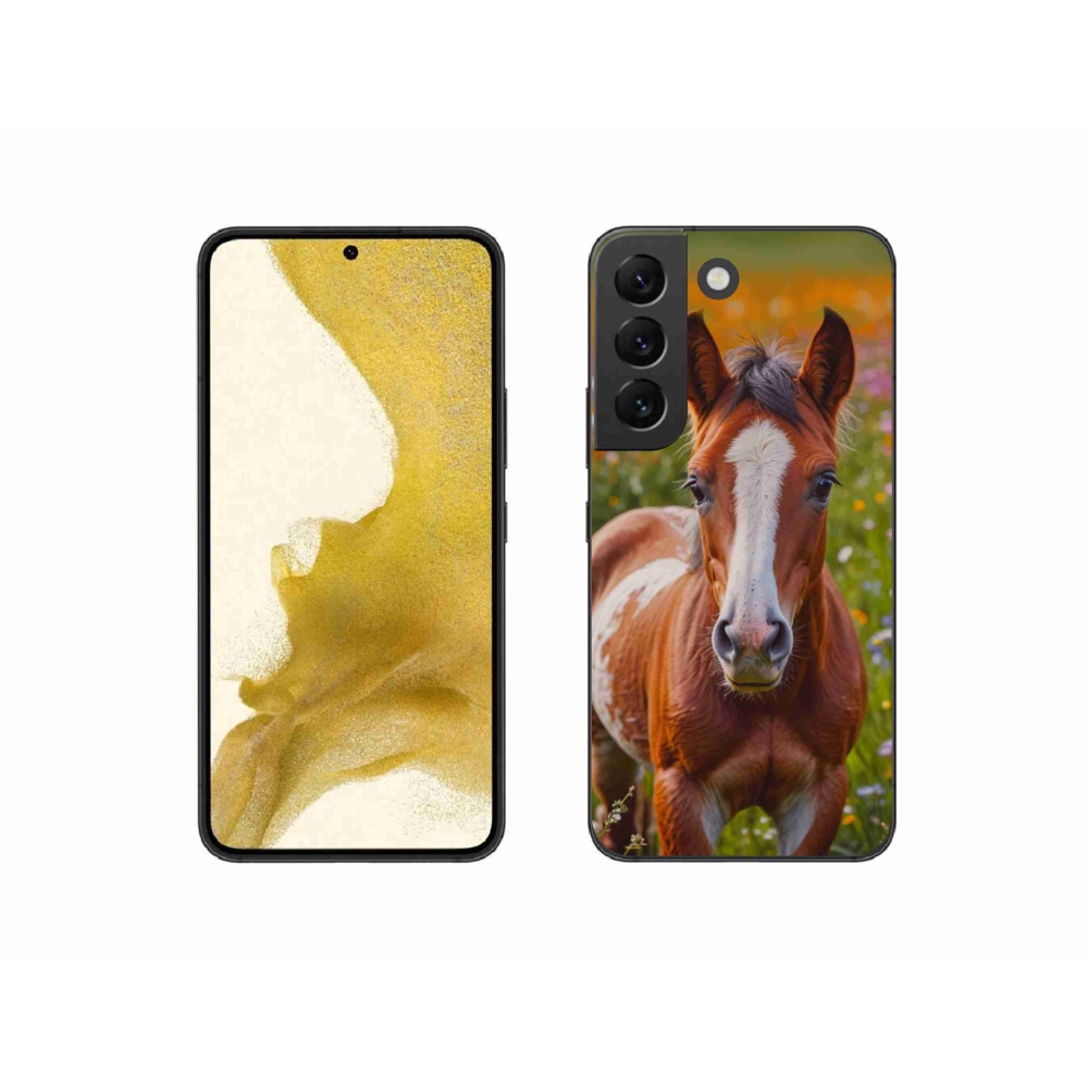 Gélový kryt mmCase na Samsung Galaxy S22 5G - roztomilé žriebä