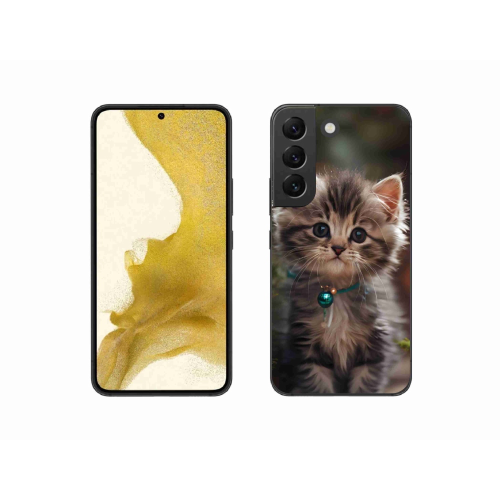 Gélový kryt mmCase na Samsung Galaxy S22 5G - roztomilé mačiatko 11