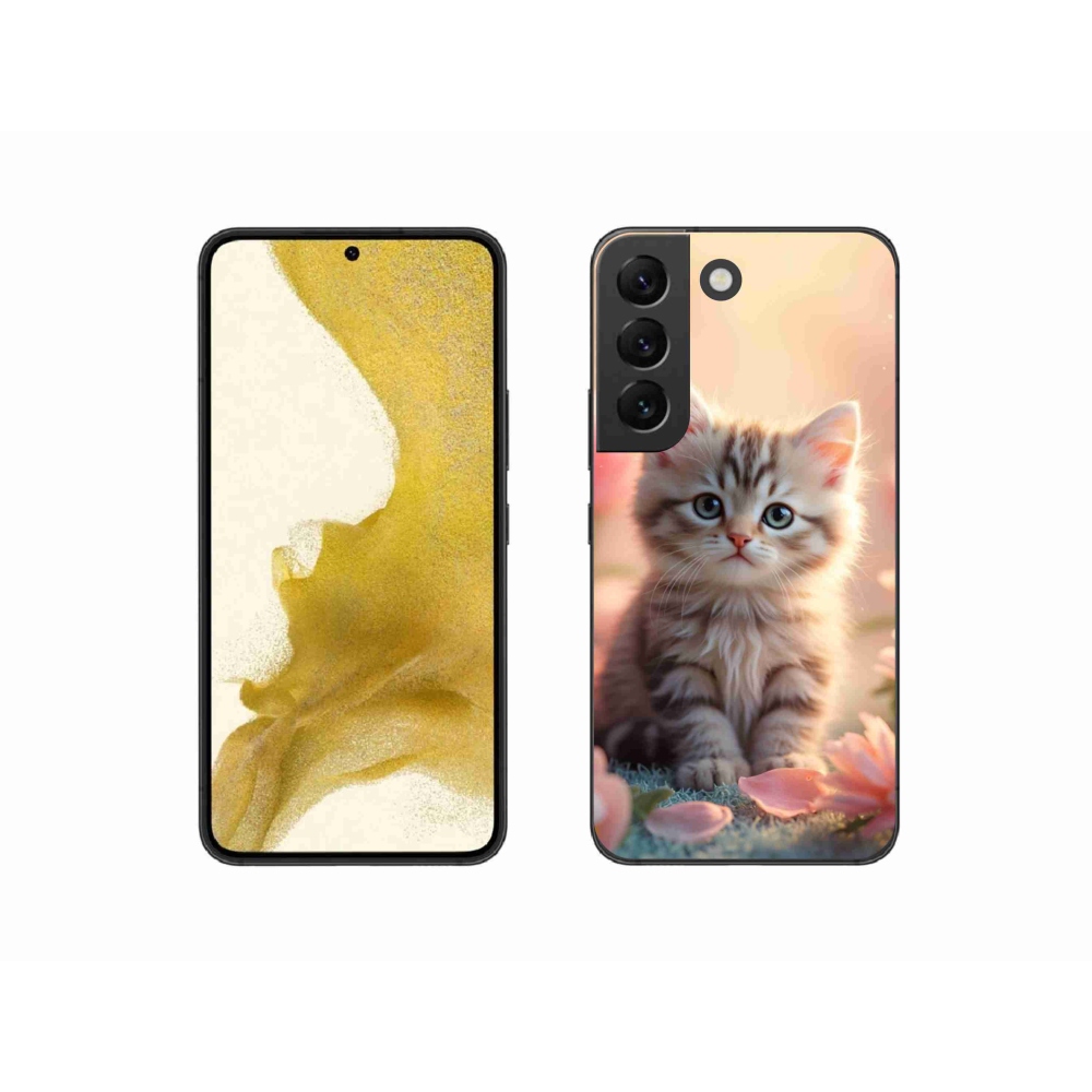Gélový kryt mmCase na Samsung Galaxy S22 5G - roztomilé mačiatko 8