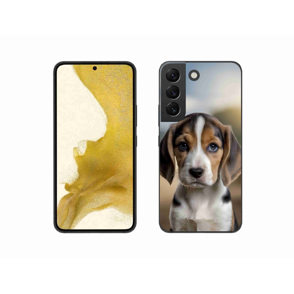 Gélový kryt mmCase na Samsung Galaxy S22 5G - roztomilý bígl