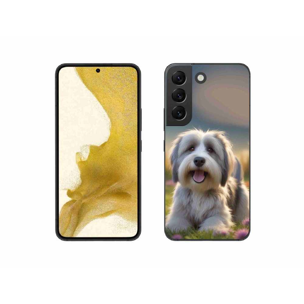 Gélový kryt mmCase na Samsung Galaxy S22 5G - roztomilý havanský psík
