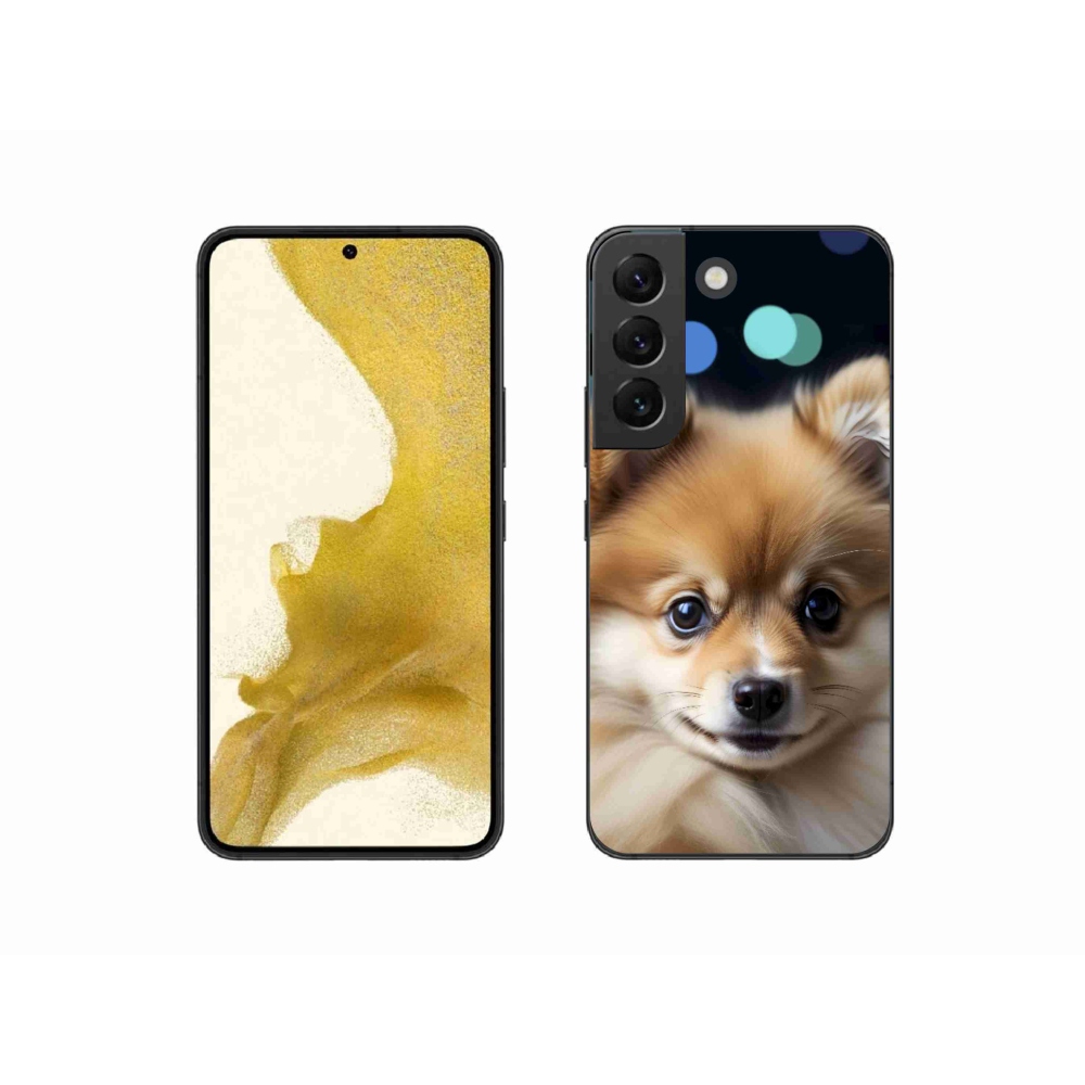 Gélový kryt mmCase na Samsung Galaxy S22 5G - roztomilý pomeranian