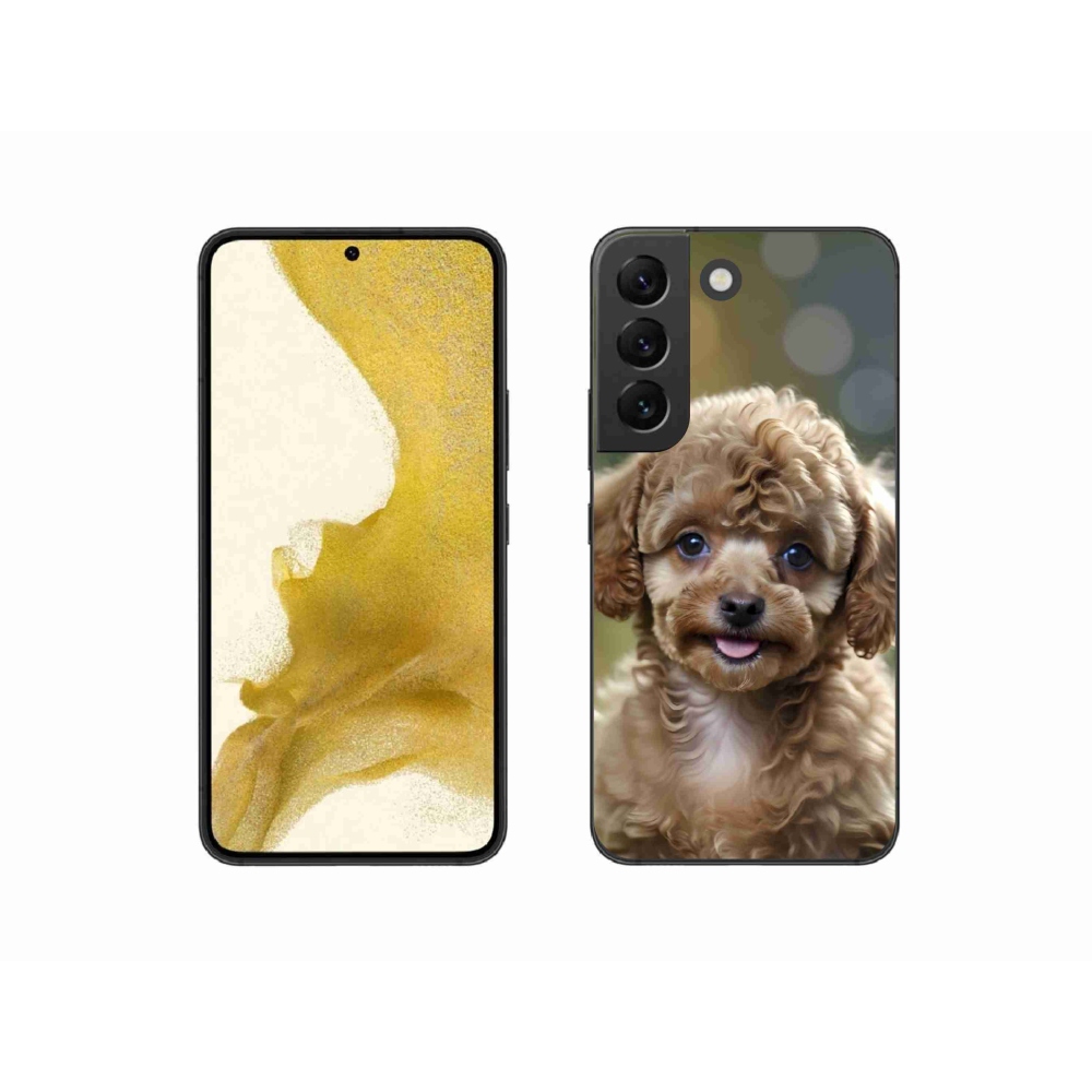 Gélový kryt mmCase na Samsung Galaxy S22 5G - roztomilý pudel