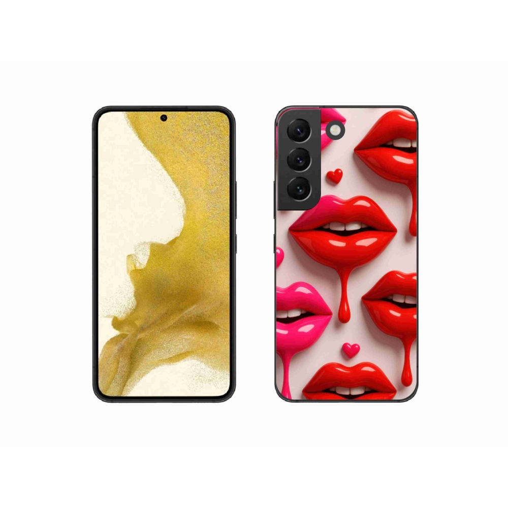 Gélový kryt mmCase na Samsung Galaxy S22 5G - pery 2