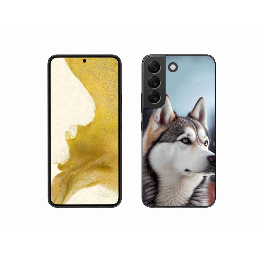 Gélový kryt mmCase na Samsung Galaxy S22 5G - sibírsky husky