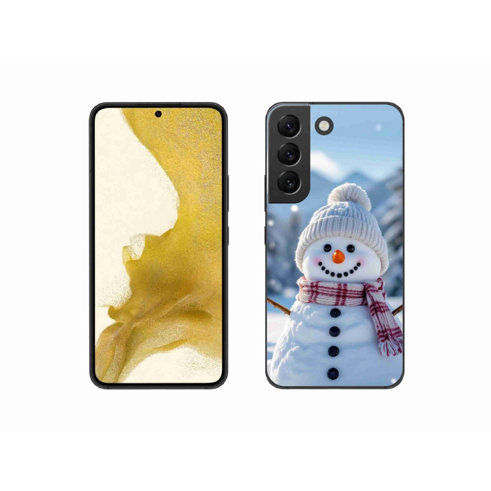 Gélový kryt mmCase na Samsung Galaxy S22 5G - snehuliak 3