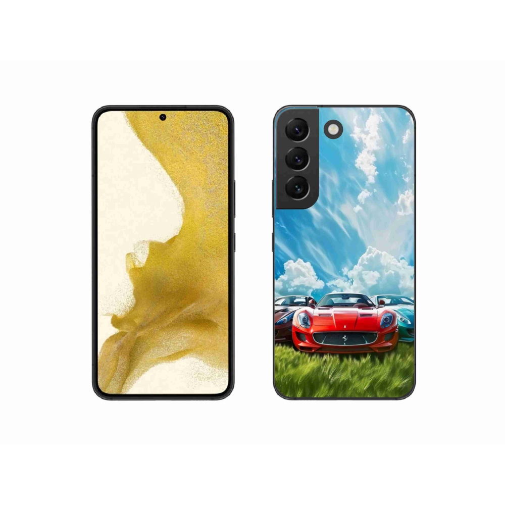 Gélový kryt mmCase na Samsung Galaxy S22 5G - športové vozidlá