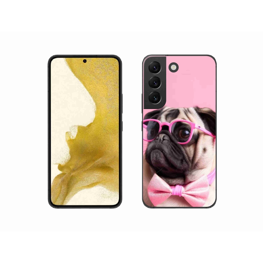 Gélový kryt mmCase na Samsung Galaxy S22 5G - štýlový mops