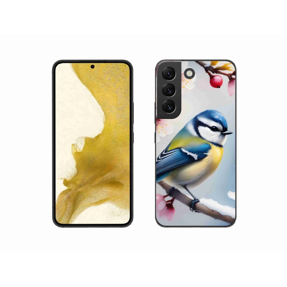 Gélový kryt mmCase na Samsung Galaxy S22 5G - sýkorka