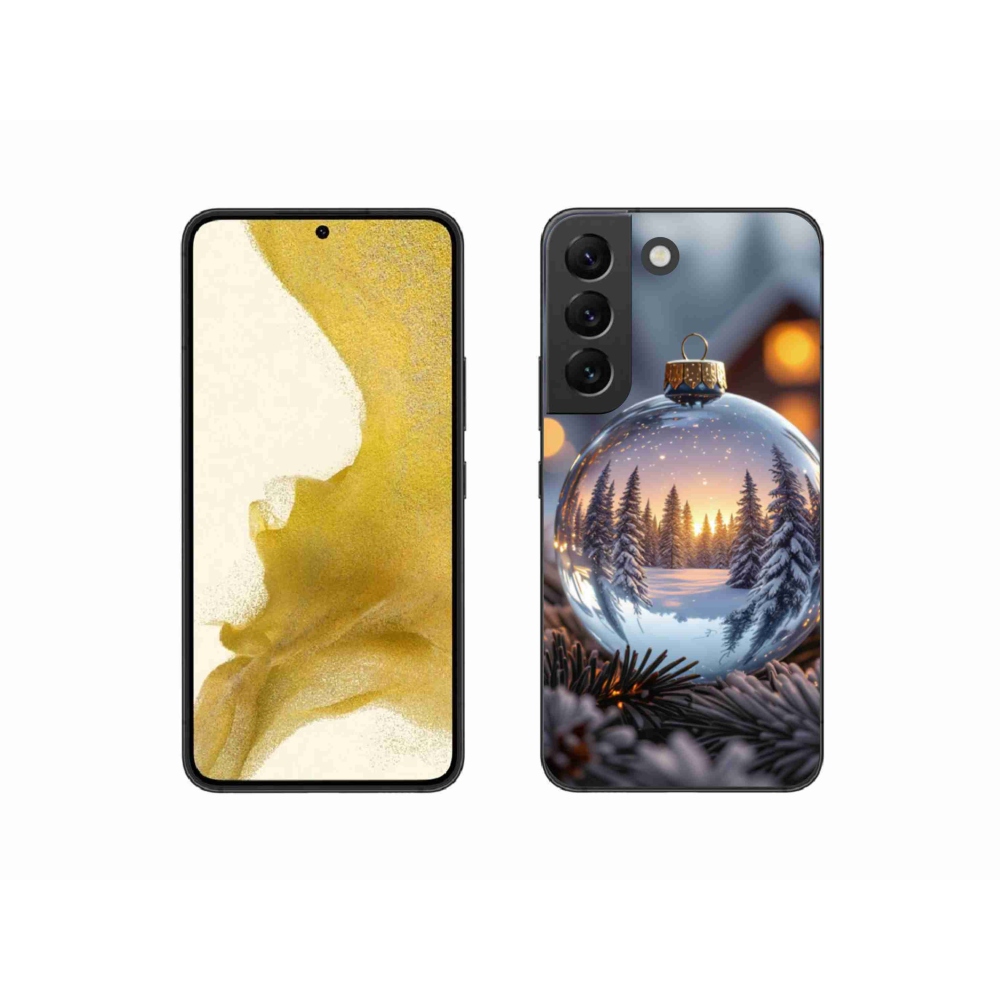 Gélový kryt mmCase na Samsung Galaxy S22 5G - vianočná ozdoba