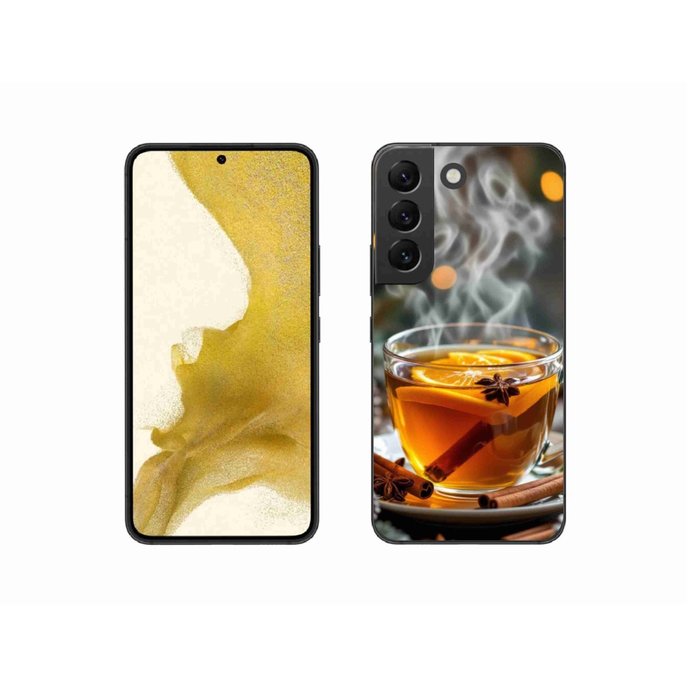 Gélový kryt mmCase na Samsung Galaxy S22 5G - vianočný punč